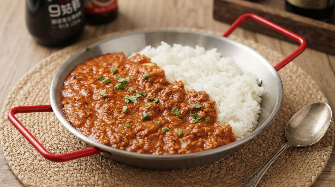 まろやかポークキーマカレー丼