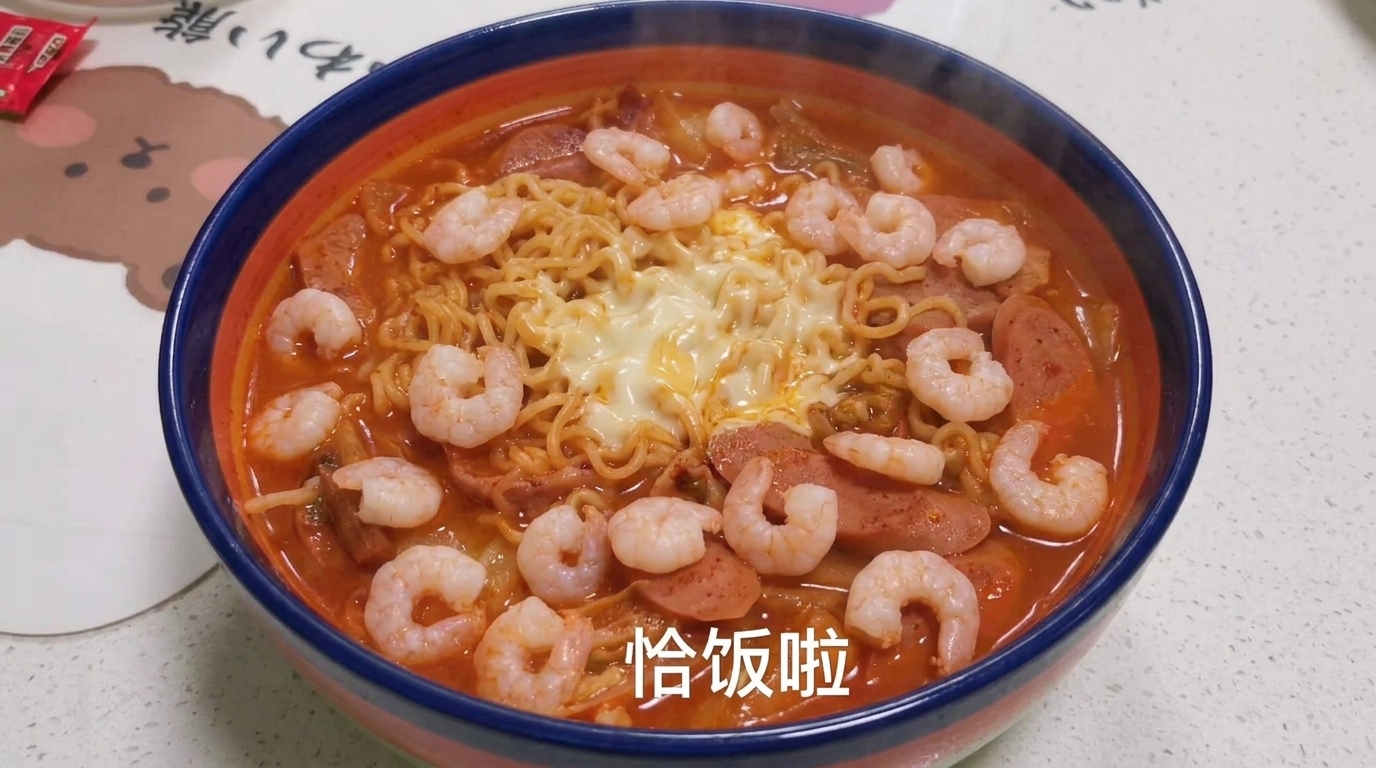 韓国プデチゲ風ラーメン