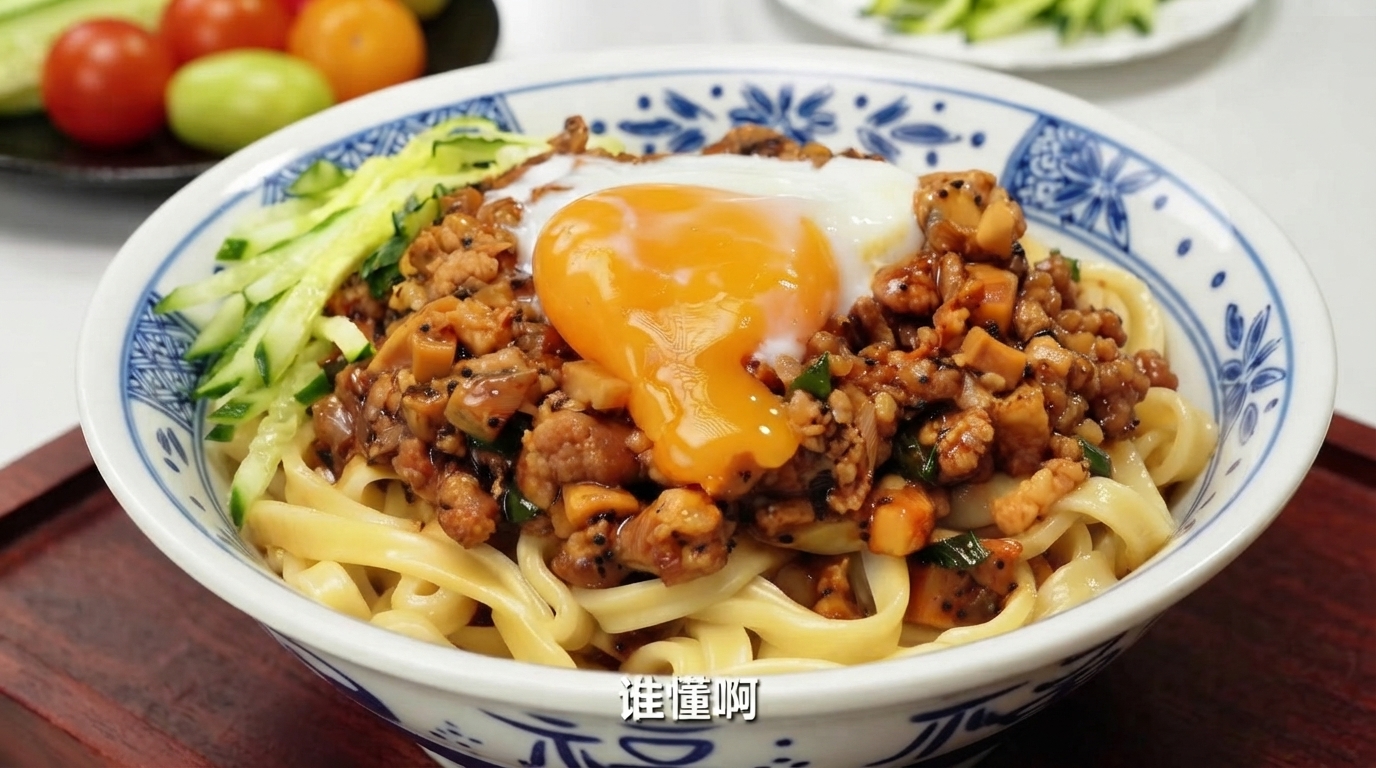 濃厚トリュフ豚挽き肉まぜ麺