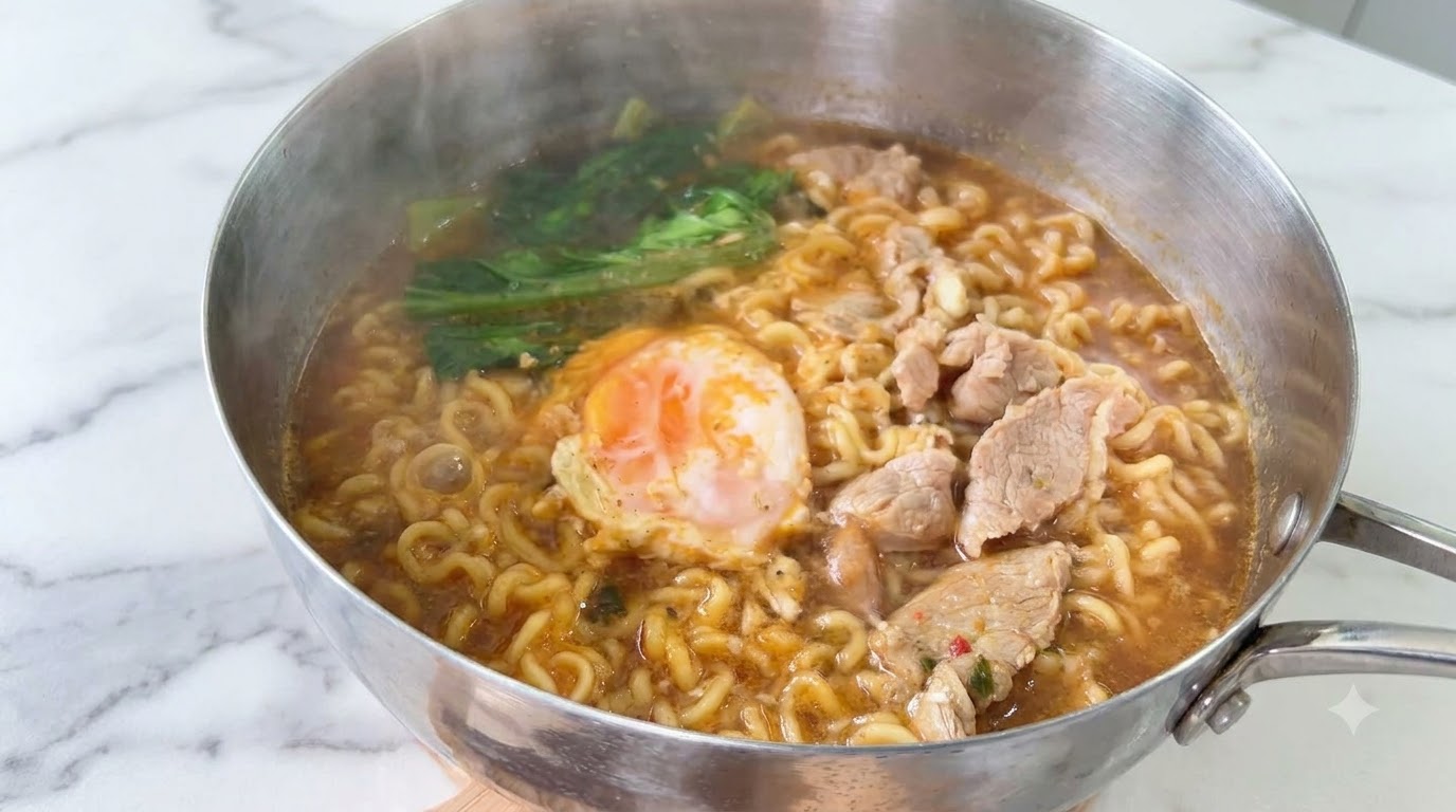 ミシュラン流 焦がしニンニクラーメン（アン・ソンジェシェフ直伝）